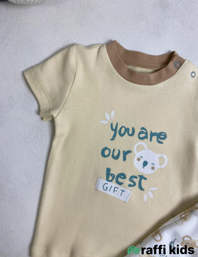 Best gift 2-li dəst-Türkiyə istehsalı pambıq uşaq geyimi|Raffi Kids