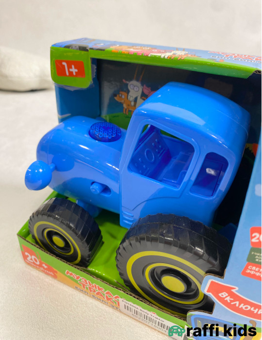 Göy Traktor Oyuncağı – Uşaqlar üçün Əyləncəli Oyuncaq | Raff Kids