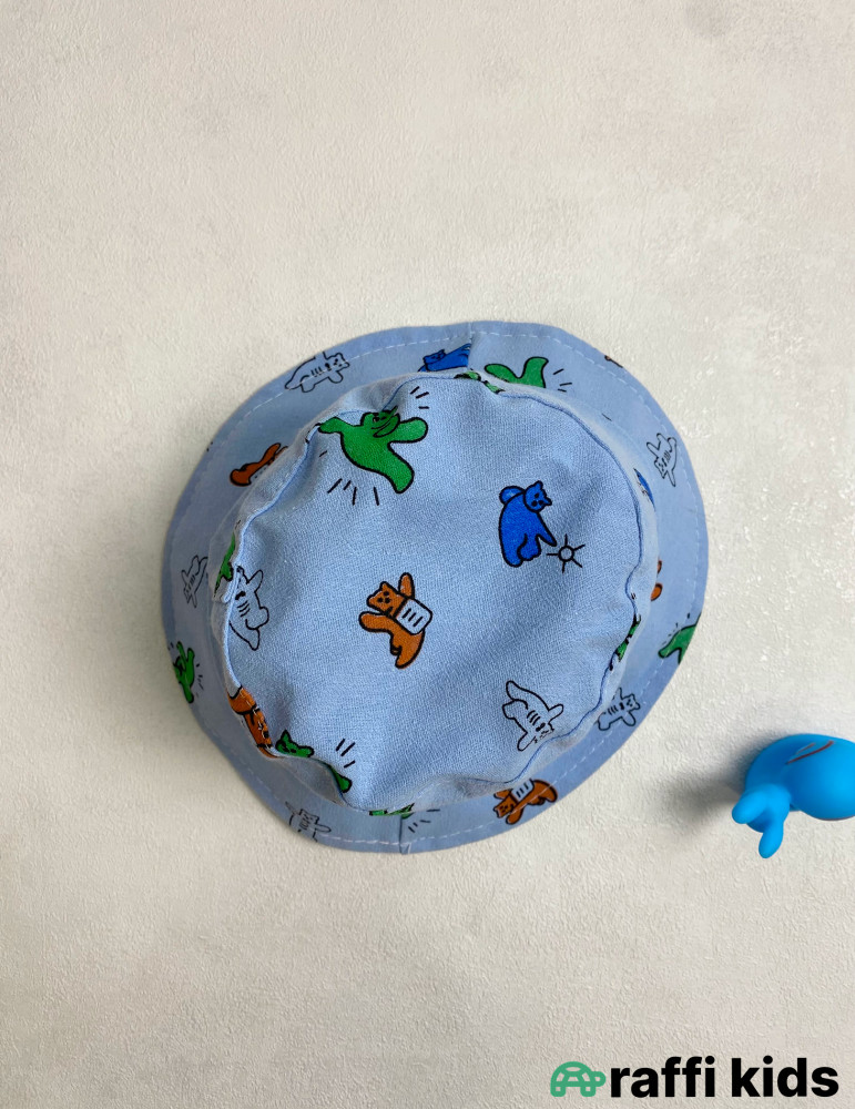 Teddy panama -Türkiyə istehsalı pambıq uşaq papaqı|Raffi Kids