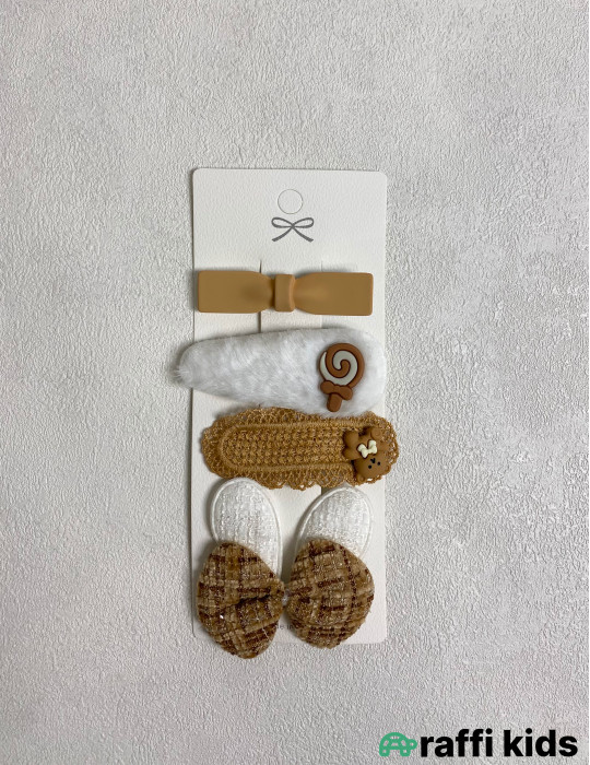 Saç üçün aksesuar 4-lü set|Raffi Kids
