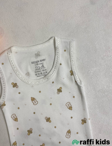 Baby qolsuz body -Türkiyə istehsalı pambıq uşaq geyimi|Raffi Kids 2