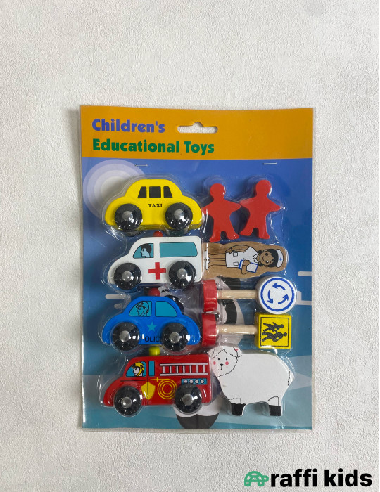 Yolda taxta maşın və yol qaydaları taxta oyuncaq | Öyrədici Uşaq Oyuncağı|Raffi Kids
