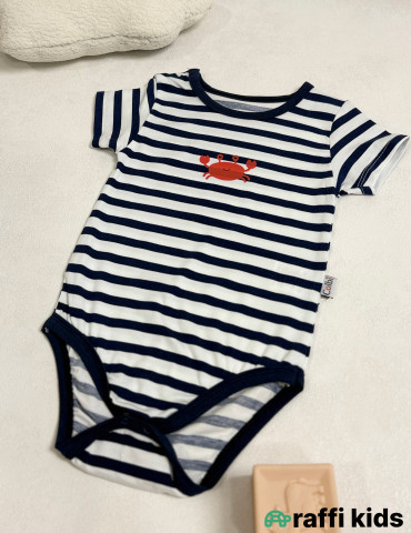 Crab qısaqol body -Türkiyə istehsalı pambıq uşaq geyimi|Raffi Kids 2