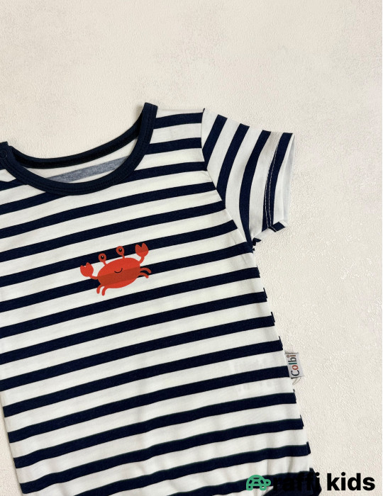 Crab qısaqol body -Türkiyə istehsalı pambıq uşaq geyimi|Raffi Kids