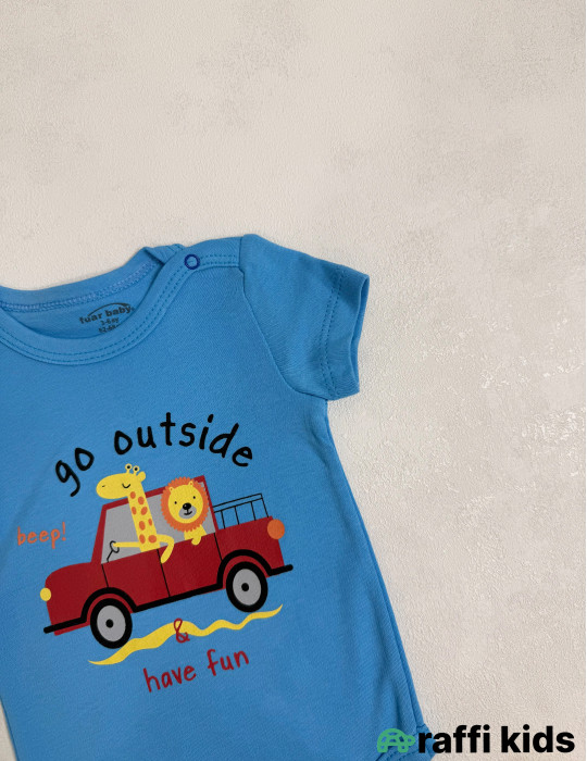 Go qısaqol body-Türkiyə istehsalı pambıq uşaq geyimi|Raffi Kids