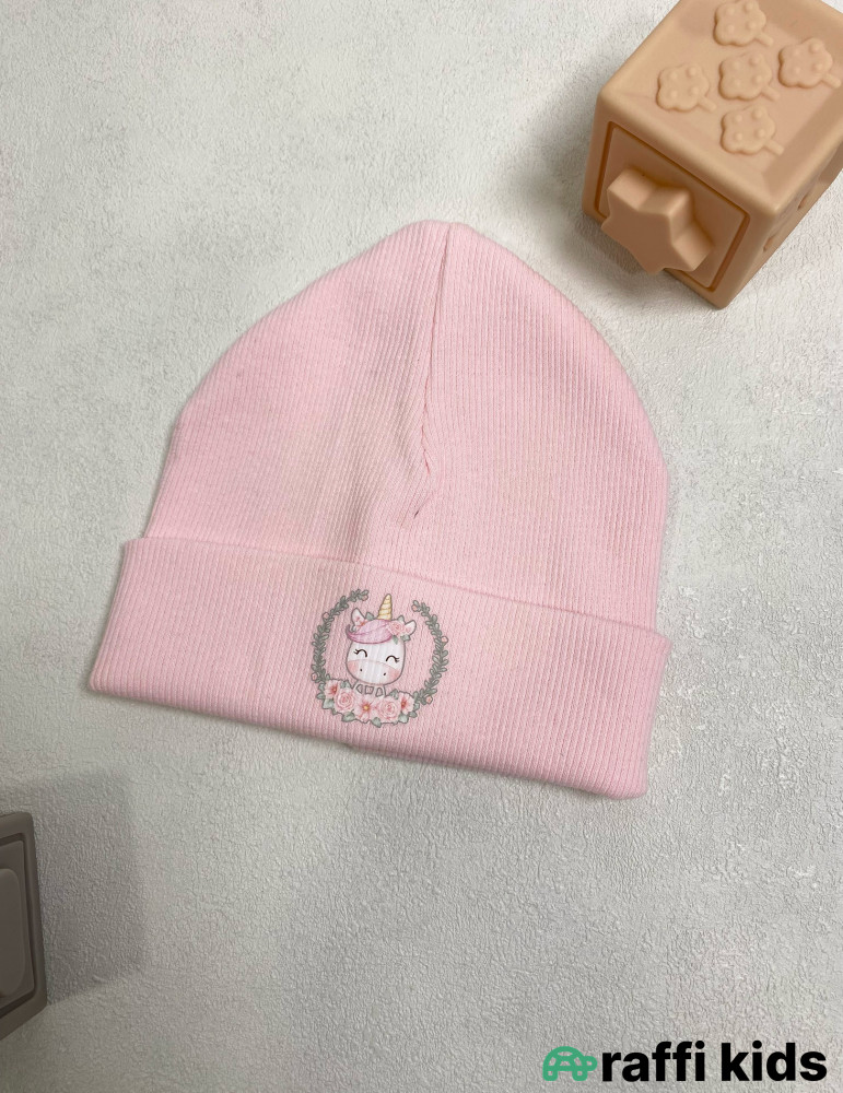 Unicorn papaq -Türkiyə istehsalı pambıq uşaq geyimi|Raffi Kids
