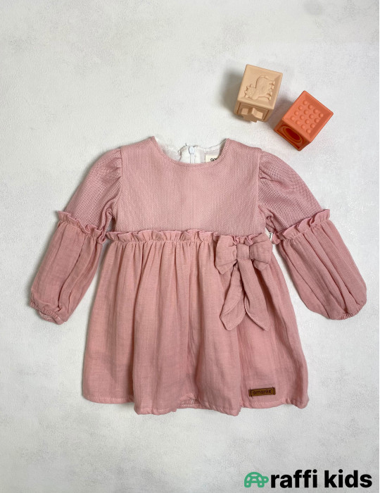 Millie uzunqol don -Türkiyə istehsalı pambıq uşaq geyimi|Raffi Kids