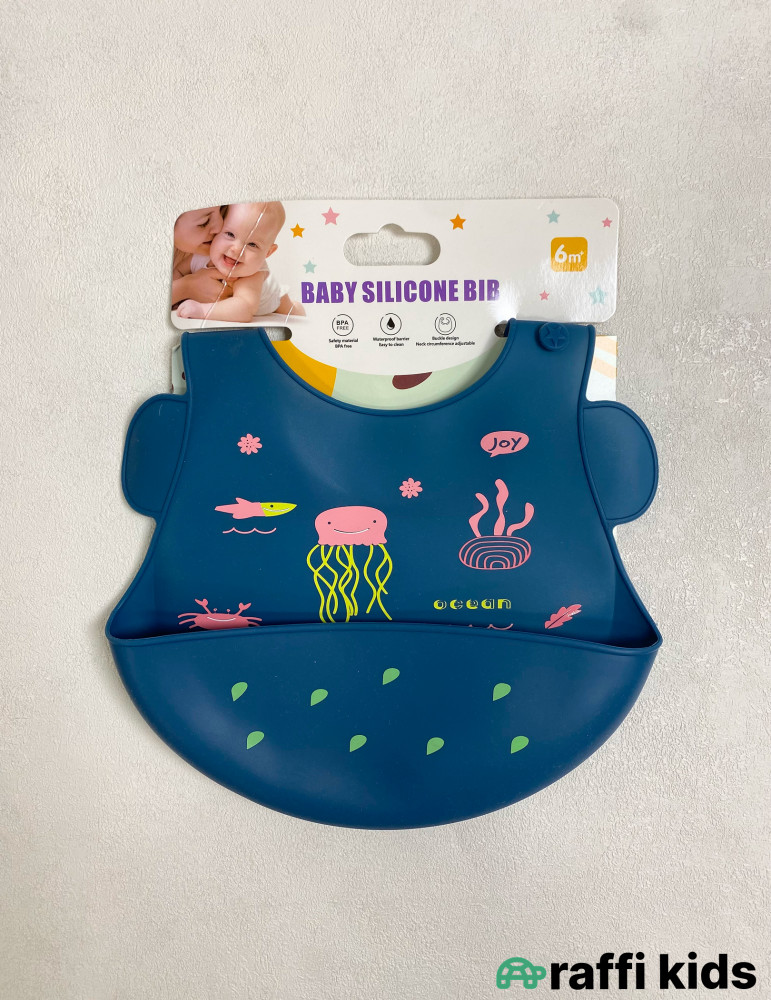 BPA Free Silikon Önlük | Körpə Yemək Önlüyü – Raffi Kids