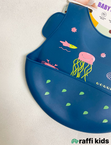 BPA Free Silikon Önlük | Körpə Yemək Önlüyü – Raffi Kids 2