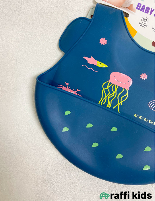 BPA Free Silikon Önlük | Körpə Yemək Önlüyü – Raffi Kids