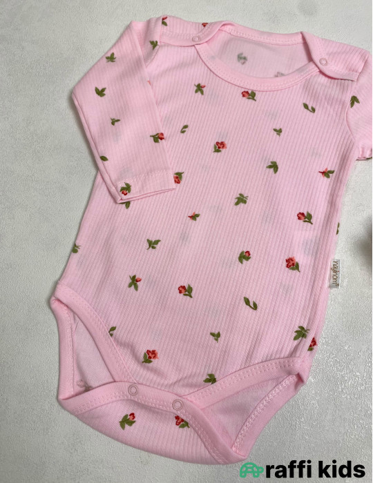 Lilac uzunqol body -Türkiyə istehsalı pambıq uşaq geyimi|Raffi Kids
