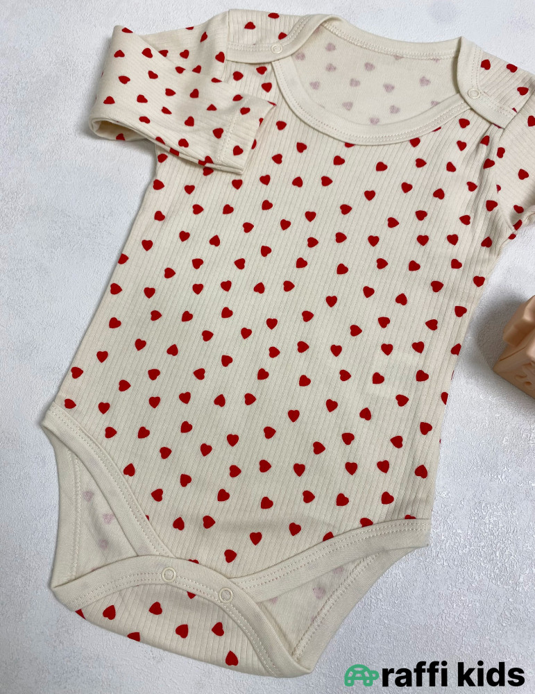 Love uzunqol body -Türkiyə istehsalı pambıq uşaq geyimi|Raffi Kids