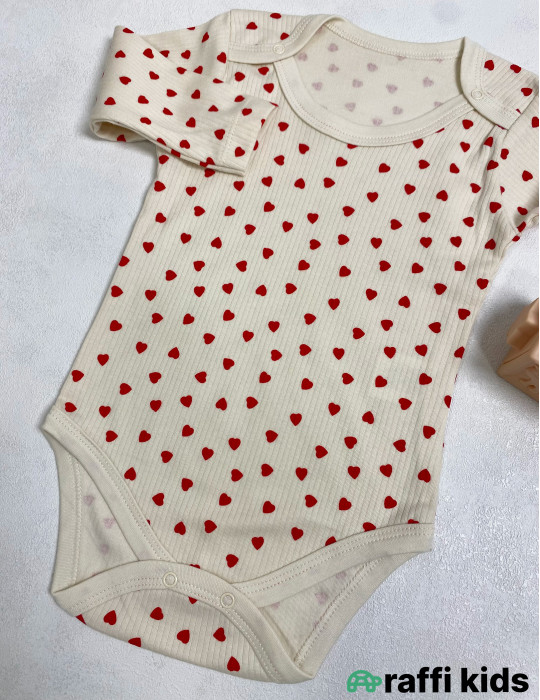 Love uzunqol body -Türkiyə istehsalı pambıq uşaq geyimi|Raffi Kids