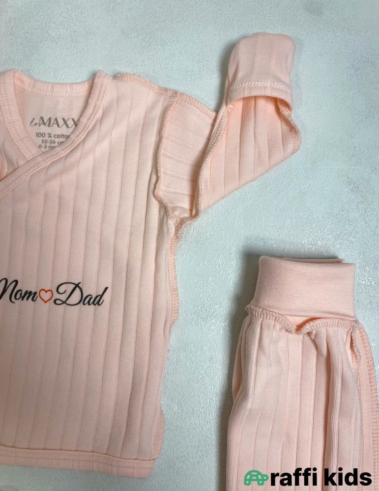 Çöl Tikişli Körpə Dəsti– Mom Love Dad | Raffi Kids